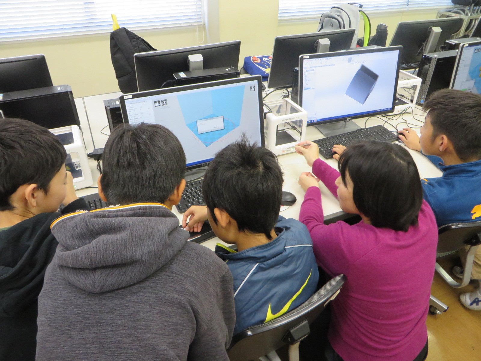 P.8-④3Dプリンタで何ができるかな？　興味津々です！