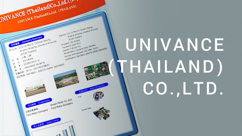 UNIVANCE (Thailand) Co., Ltd.