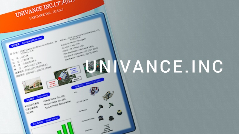 UNIVANCE INC. 